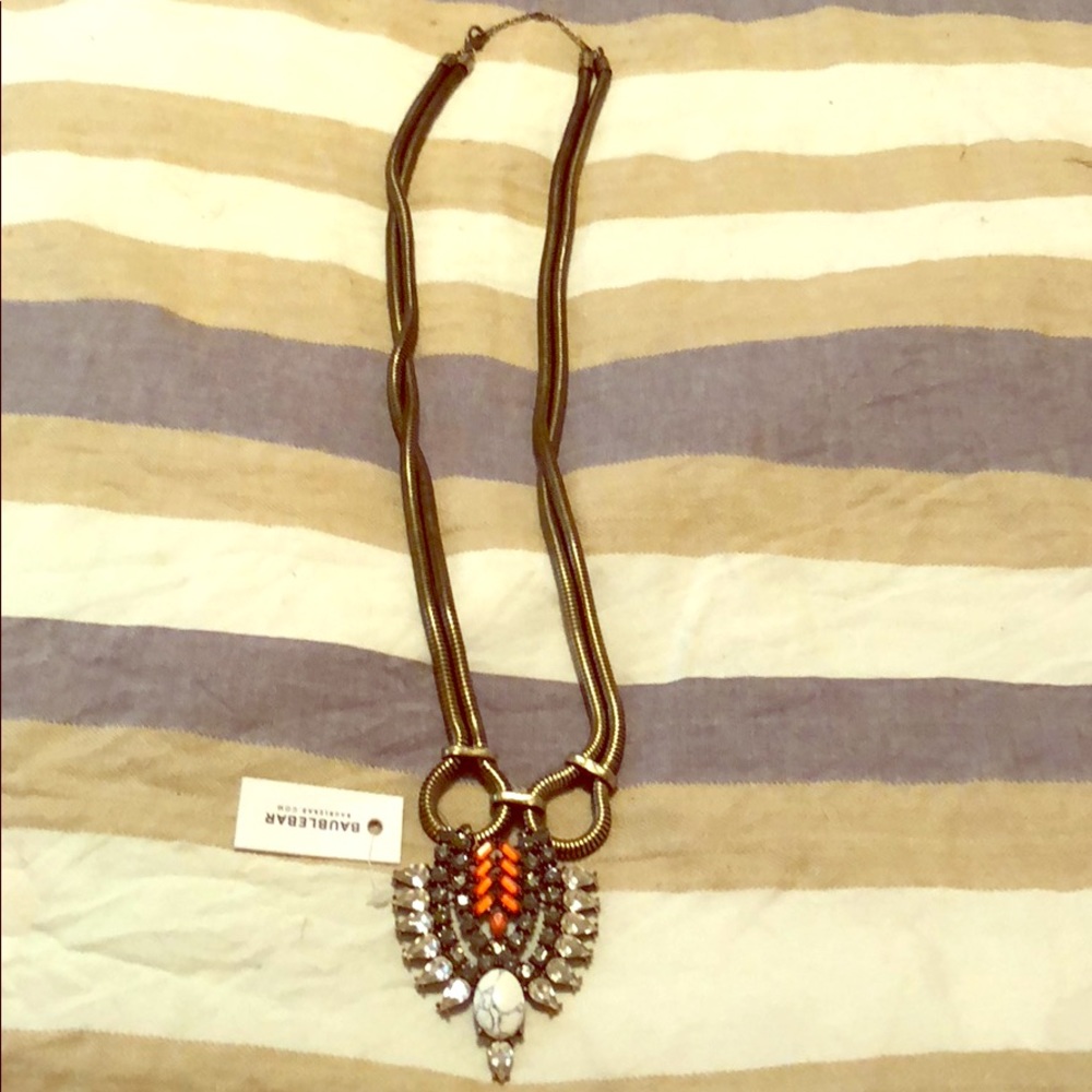 NWT Bauble Bar statement necklace
